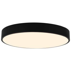 Lindby Medon LED mennyezeti lámpa IP44 fekete Ø38