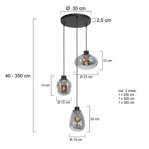 3 izzós Ø 40 cm