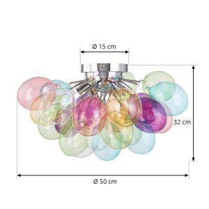 színes Ø50cm