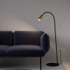 Neo! Padló LED padló lámpa dimm sárgaréz/fekete