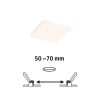 Paulmann Veluna Edge IP44 3000K dimm 9x9cm
