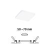 Paulmann Veluna Edge IP44 4000K dimm 9x9cm