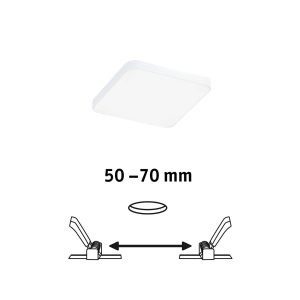 Paulmann Veluna Edge IP44 4000K dimm 9x9cm