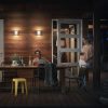 Philips Python LED fali lámpa antracit 2700K