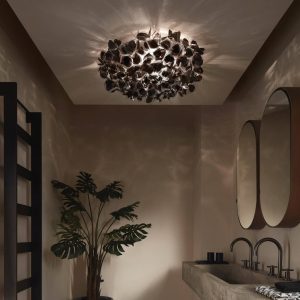 Slamp Clizia Mama Non Mama fali lámpa fekete Ø78cm
