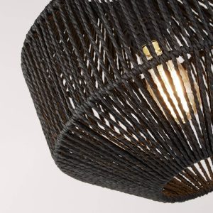 Wicker függő lámpa