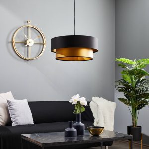 fekete/arany Ø 50cm