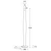 HerzBlut Arco LED állólámpa dimmer
