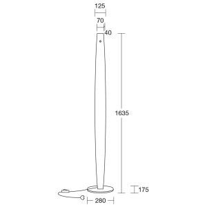 HerzBlut Arco LED állólámpa dimmer