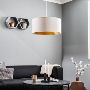 fehér/arany Ø 50cm
