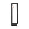 Karman Abachina LED állólámpa 1-izzós 103cm fekete