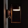 LED külső fali lámpa Cubic 3372 sárgaréz/opál