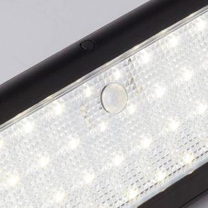LED napelemes fali lámpa 67422BK-PIR
