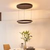 Lucande Philine LED lógó világítás Ø 60 cm fekete