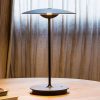 MARSET Ginger LED akkus asztali fa wenge/fehér