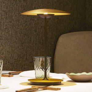 MARSET Ginger LED akkus asztali lámpa alu