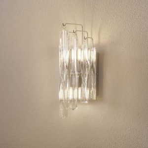 Manacor kristályüveg fali lámpa LED-del