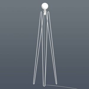 GRUPA Model M2 LED állólámpa fehér