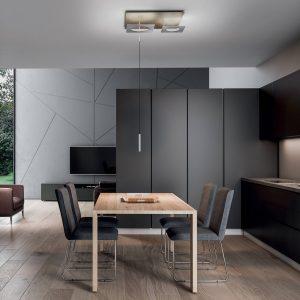 ICONE LED mennyezeti lámpa Petra-S3 ecrú
