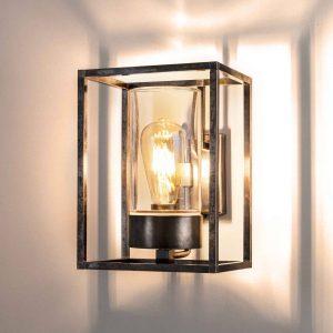 Kültéri fali lámpa Cubic³ 3363 nikkel antik/tiszta