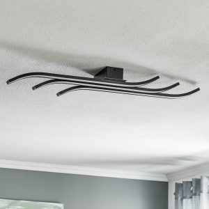 LED mennyezeti lámpa Largo 3-fényű fekete