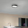 LOOM DESIGN Lucia LED-es mennyezeti lámpa Ø35cm fekete