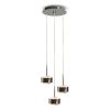 LED-es függőlámpa Puk Maxx Drop Trio