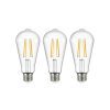 LED izzó izzó világos E27 3.8W 2700K 806lm 3 darabos készlet