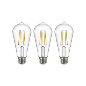 LED izzó izzó világos E27 3.8W 2700K 806lm 3 darabos készlet
