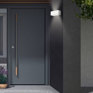LED kültéri fali lámpa Monaco fel/le fehér