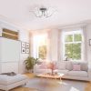 LED mennyezeti lámpa Valerie 6 lámpás Ø67cm acél