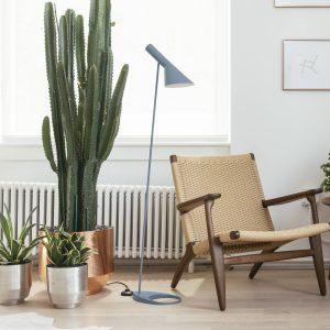 Louis Poulsen AJ design állólámpa kék-szürke
