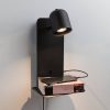 Paulmann Malena USB fali spotlámpa polccal
