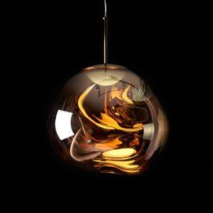 Tom Dixon Melt Mini LED-es lógó lámpa arany színben
