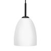 Dyberg Larsen Jazz függesztéklámpa opál/fekete 18 cm