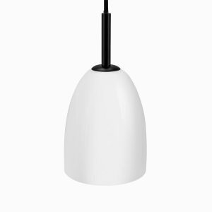 Dyberg Larsen Jazz függőlámpa opál/fekete 12 cm