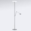 LED álló lámpa Lya olvasófény nikkel-króm
