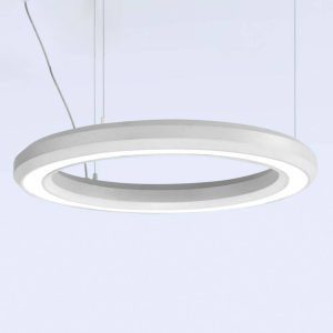 LED függőlámpa Materica alsó Ø 60 cm fehér