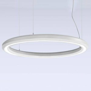 LED függőlámpa Materica alsó Ø 90 cm fehér