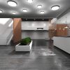 LED mennyezeti lámpa WL400 kerek műanyag 28W Ø40cm