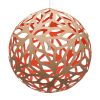 david trubridge Floral függőlámpa Ø80cm bambusz-piros
