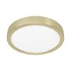Felületre szerelhető LED panel Fueva 5 IP20 830 sárgaréz Ø21cm