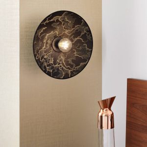 MARKET SET Gatsby fali lámpa kumo fekete Ø 40cm