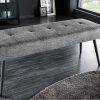 BOUTIQUE szürke 100% polyester ülőke 100cm