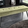 BOUTIQUE zöld bársony ülőke 100cm