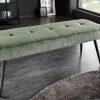 BOUTIQUE zöld kordbársony ülőke 100cm
