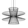 Beacon függőlámpa Dulverton Ø 58 cm fekete fém üveg
