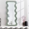 CURVY zöld fali tükör 160cm