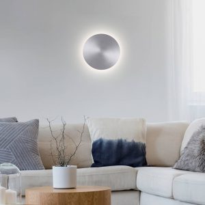 LED-es fali lámpa elem Puntua Ø 18 cm alumínium