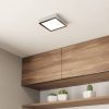 LED mennyezeti lámpa Fueva 5 IP44 3000K króm 16x16cm 16x16cm